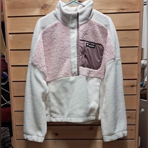 Columbia Lodge Sherpa Pullover Fleece Size XXL